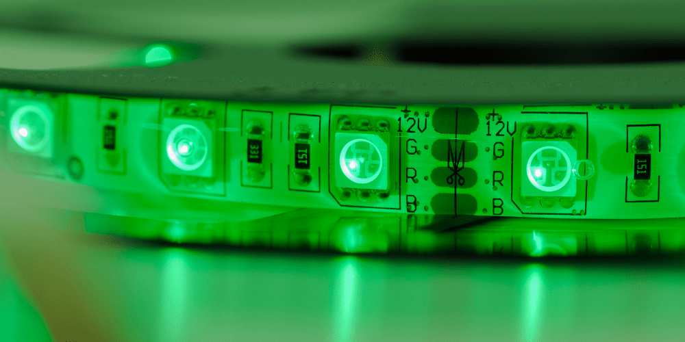 LED Light strips as decoration