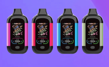 Track Battery & E-Liquid Status with MKG Vape’s HD Smart Screen